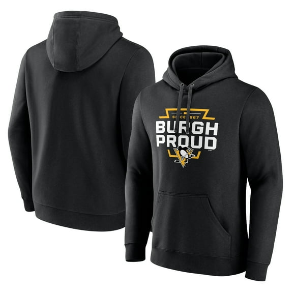 Men's Black Pittsburgh Penguins Represent Pullover Hoodie