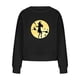 thumbnail image 4 of Mujeres moda casual estampado cuello redondo suelta manga larga blusa corta sudaderas sin capucha Fridja fjkfkj2879, 4 of 8