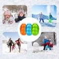 thumbnail image 3 of Mikilon 3PCS Snow Snowball Maker Clip Maker Snowman Shaped Snow Sand Mold Tool Winter Kids, 3 of 9