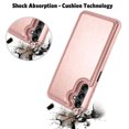 thumbnail image 5 of Takfox Leather Case for Galaxy A14 5G,Samsung A14 5G Phone Case,Luxury PU Leather Shockproof Protective Wallet Cover with Card Holder,Double Magnetic Clasp and Durable Flip Slim Hard Case-Rose Gold, 5 of 10