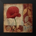 thumbnail image 2 of Grey, Jace 15x15 Black Modern Framed Museum Art Print Titled - Poppie Patch Mate, 2 of 5