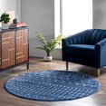 thumbnail image 2 of nuLOOM Moroccan Blythe Area Rug, 8' 10" x 12', Dark Blue, 2 of 2