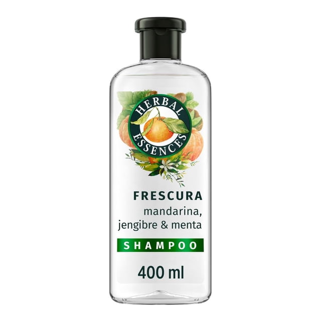 Shampoo Herbal Essences Frescura Mandarina, Jengibre & Menta 400 ml