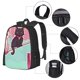 thumbnail image 2 of Easygdp Cats On Broomstick Mochila de Gran Capacidad Minimalista Ideal para Escuela, Viajes y Uso Diario, 2 of 6