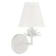 thumbnail image 3 of Trade Winds Rosalie 1-Light Wall Sconce in White, 3 of 6