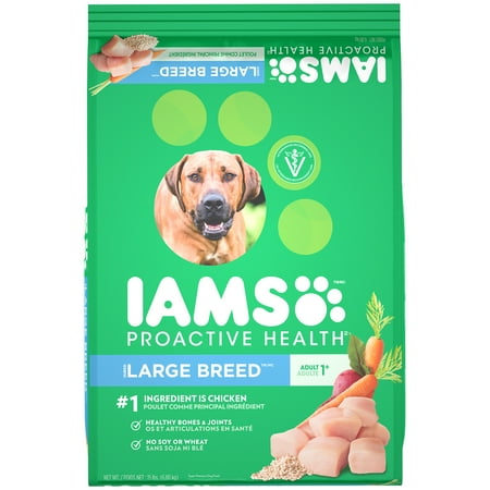 IAMS PROACTIVE HEALTH Large Breed Adult Dry Dog Food 15 Pounds