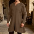 thumbnail image 7 of Qiyinn Men's Long Sleeve Button Down Shirt | Casual Fashion Collared Shirt for Daily Wear, Party, Costume, 7 of 7