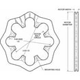 thumbnail image 3 of Wilwood 160-8136 Ultralite 32 Vane Vented Scalloped Iron Rotor, 12.19, 3 of 4