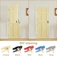 thumbnail image 5 of 30" x 80" Slab Only, 6-Panels Split Dutch Door Unfinished Solid Pine Wood Clear Glass Slab Doors Half Interior Door, 5 of 7
