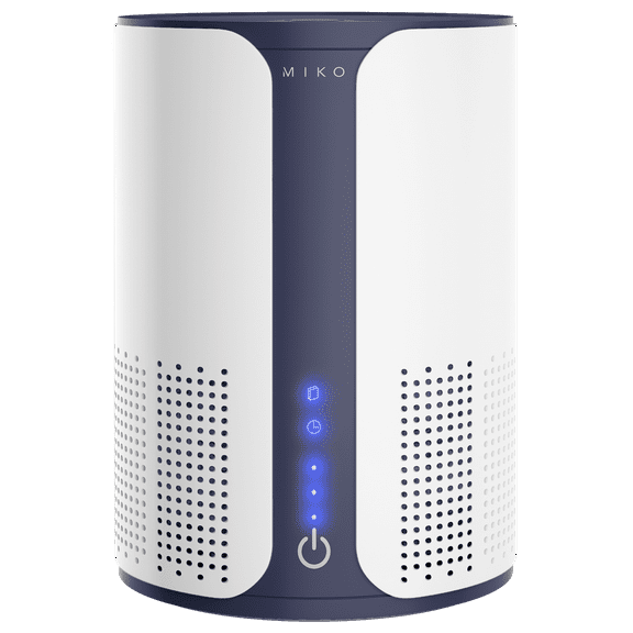 Miko Home Air Purifier with Multiple Speeds Timer True HEPA Filter to Safely Remove Dust, Pollen, Allergens, Odor - 400 Sqft Coverage