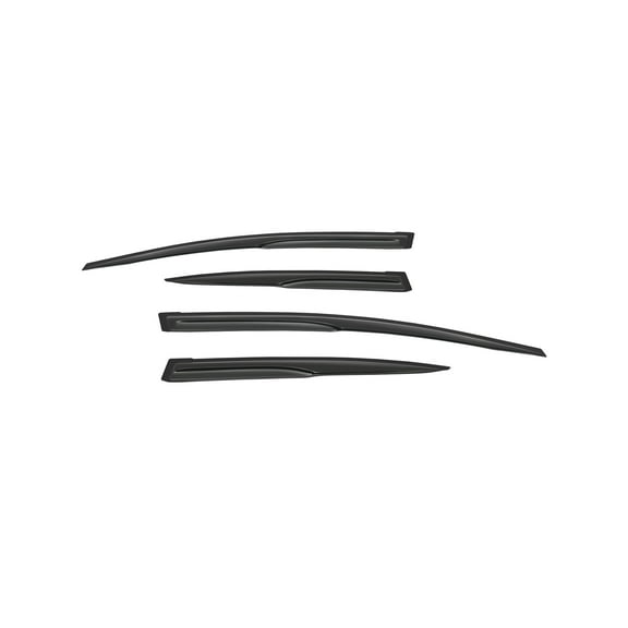 ECCPP Sun Window Deflectors Fit for 2012-2015 For Honda For Civic Tape-on Deflectors 4 PCS Black Sun/Rain Window Deflectors