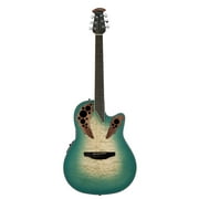 Ovation Celebrity Exotic Mid-Depth Guitar - Mint Green Burst - CE44X-9B