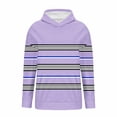 thumbnail image 5 of Oversize Hoodies for Women Pullover Fashion Loose Fitting Solid Color Long Sleeved Hoodie Sports Top, 5 of 5