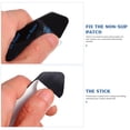 thumbnail image 2 of OULII 2Sets Anti Curling Rug Pads Grippers Carpet Tape for Landlords with Black Color, 2 of 4