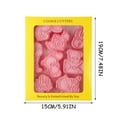 thumbnail image 3 of EUDIDV Cake Molds For Baking Valentine's Day Moulds Heart Moulds Fondant Baking Tools Set Of 8 Cake Molds Mini, 3 of 6