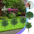 thumbnail image 2 of VQPeo Artificial Cedar Topiary Tree, Faux Outdoor Shrub with Ground Spike, Maintenance-Free Plastic Plant for Garden & Porch Decoration, 2 of 5