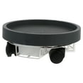 thumbnail image 4 of Raindrops  Wheeled Planter Tray Cart Indoor Pot Patio Holder Caster Wheels Grey, 4 of 8