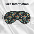 thumbnail image 5 of Goofa Colorful Turtles Printed Sleep Eye Mask for Men Women, Zero Eye Pressure Sleeping Mask, Light Blocking Night Blindfold, Soft Eye Shade Cover, 5 of 7