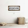 thumbnail image 2 of Framed, Outdoor Moonshine 4"x12" Metal Sign, Wall Décor for Mancave, Den, and Gameroom, 2 of 4