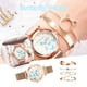 thumbnail image 1 of Relojes de pulsera para mujer, correa de malla de aleación, reloj de moda para mujer, reloj de moda versátil, reloj de moda, 1 of 2