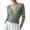 Army Green, variant on Sweaters for Women Fashion Wrap Cross V Neck Long Sleeve Knit Sweaters Classic Solid Color Slim Fit Pullover Sweaters Lightweight Soft Knit Tops for Women Navy L