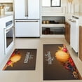 thumbnail image 4 of Fall Kitchen Rugs Mat Set of 2 Piece Pumpkin Apples Washable Kitchen Rug Runner Kitchen Floor Mats Non Slip Fall Decor Decorations, 4 of 5