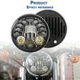 thumbnail image 4 of Faro de motocicleta de 12V, lámpara de conducción LED redonda, ajuste de lámpara de cabeza, 4 of 8