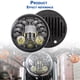 thumbnail image 4 of Faro de motocicleta de 12V, lámpara de conducción LED redonda, ajuste de lámpara de cabeza, 4 of 8