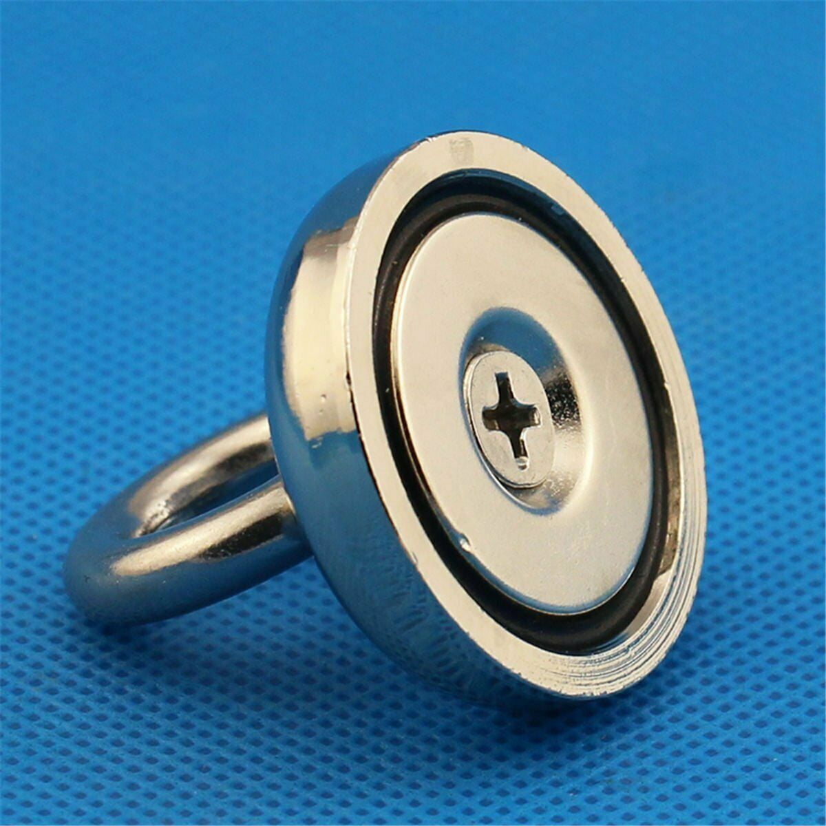 112KG Salvage Strong Recovery Magnet Neodymium Hook Treasure Hunting Fishing 