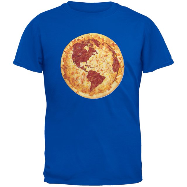 Pizza Earth Blue Youth T-Shirt