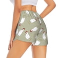 thumbnail image 3 of Bixox Women's Funny Chicken pattern 2 in 1 Running Shorts - Lightweight Athletic Workout Gym Yoga Shorts Liner with Pockets - Small, 3 of 7