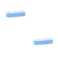 thumbnail image 2 of Bewildely Autoadhesivo debajo del cajón del escritorio caja de almacenamiento organizador de cosméticos artículos diversos cajones de Azul 2piezas, 2 of 6