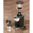 thumbnail image 4 of Coffee Grinder Household Beater Electric Bean Grinder Hand Brewing Italian Mill Moedor Eletrico, 4 of 7