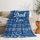 thumbnail image 5 of LHSHID Dad Birthday Gifts Father's Day Dad Gifts Dad Gifts from Daughter Best Dad Gifts Ideas Gifts for Dad Who Wants Nothing Blanket Gifts for Fathers' Day Thanksgiving Day Christmas 30"x40", 5 of 7