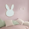 thumbnail image 4 of Espejo decorativo de baño de acrílico y madera irrompible para decoración de habitación de niños. 3, 4 of 9