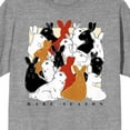thumbnail image 2 of Easter Hare Season Bunny Pattern Men's Heather Gray Short Sleeve Crew Neck Tee-Small, 2 of 4
