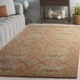 thumbnail image 3 of SAFAVIEH Wyndham Jocelyne Bordered Wool Area Rug, Terracotta, 8' x 10', 3 of 12