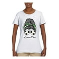 thumbnail image 3 of Messy Bun Soccer Life | Mom Life Game Day Vibes Sports Lover | Mother's Day Sports Womens T-Shirt, White, 2XL, 3 of 5