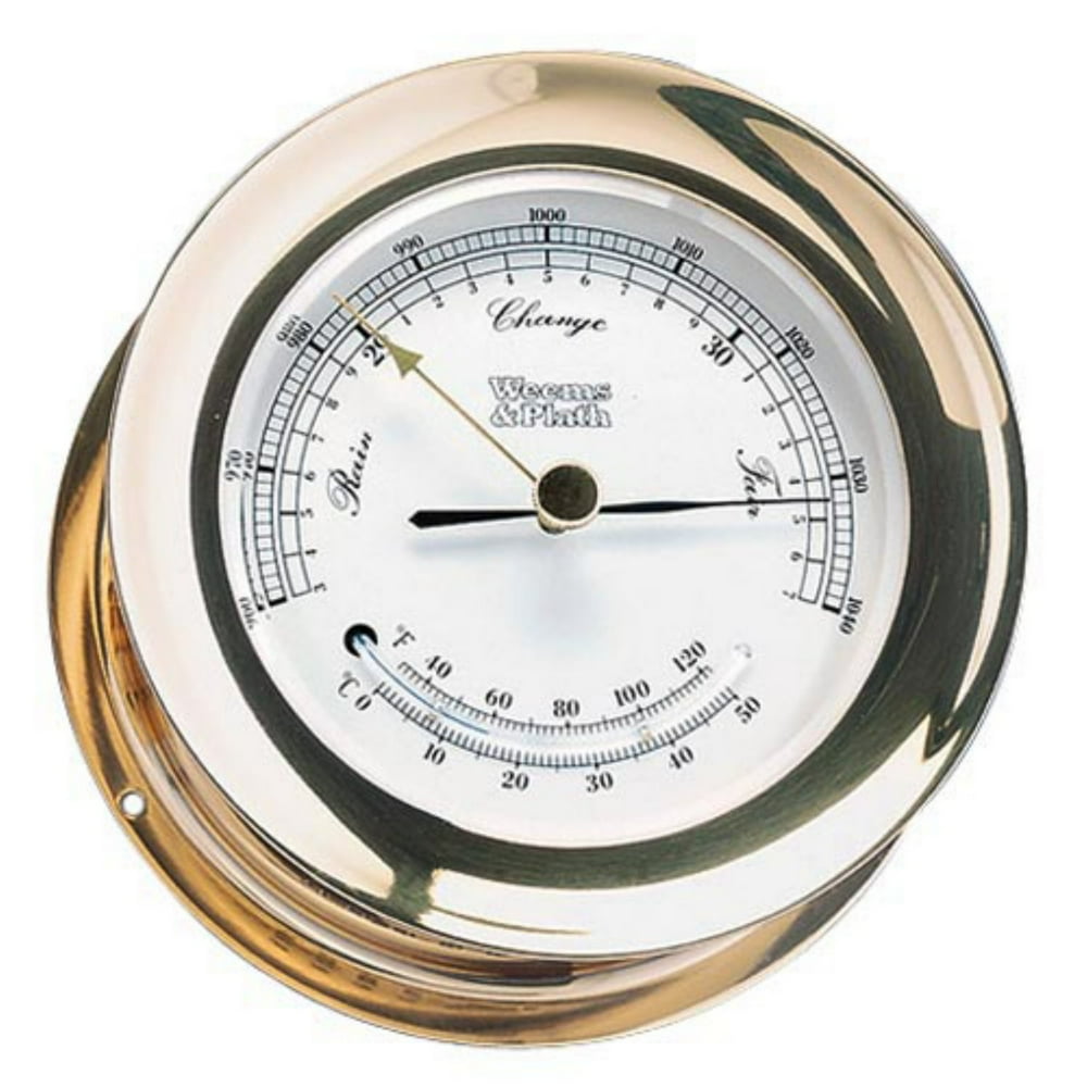 Weems and Plath Atlantis Barometer and Thermometer Combination