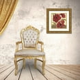 thumbnail image 3 of Goldberger, Jennifer 26x26 Gold Ornate Wood Framed with Double Matting Museum Art Print Titled - Cropped Sophisticated Hibiscus I, 3 of 4