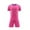 Hot Pink, variant on Ruyang Boys Football Training Suit Breathable Sport Jerseys for Kids Youth Solid Color Soccer Fans Shirt & Shorts Sets