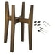 thumbnail image 3 of Soporte ajustable para plantas, soporte resistente, soporte para artículos de madera maciza hecho a mano. marrón, 3 of 9