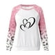 thumbnail image 2 of Gibobby Sudaderas con cremallera Sudadera casual de manga larga con cuello redondo y estampado de amor del día de San Valentín para mujer (estilo 3)(Negro, XXL), 2 of 4
