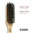 thumbnail image 6 of Kent PF06 Natural Wood Boar Bristle Brush - Straightening and Styling Brush for Short to Medium Length Hair, Travel and Smoothing Brush, 6 of 6