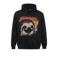 thumbnail image 2 of Sudadera con capucha de manga larga para mujer con diseño de perezoso retro, sudaderas con capucha para el día de AÑO NUEVO, ropa deportiva popular 2021, 2 of 5