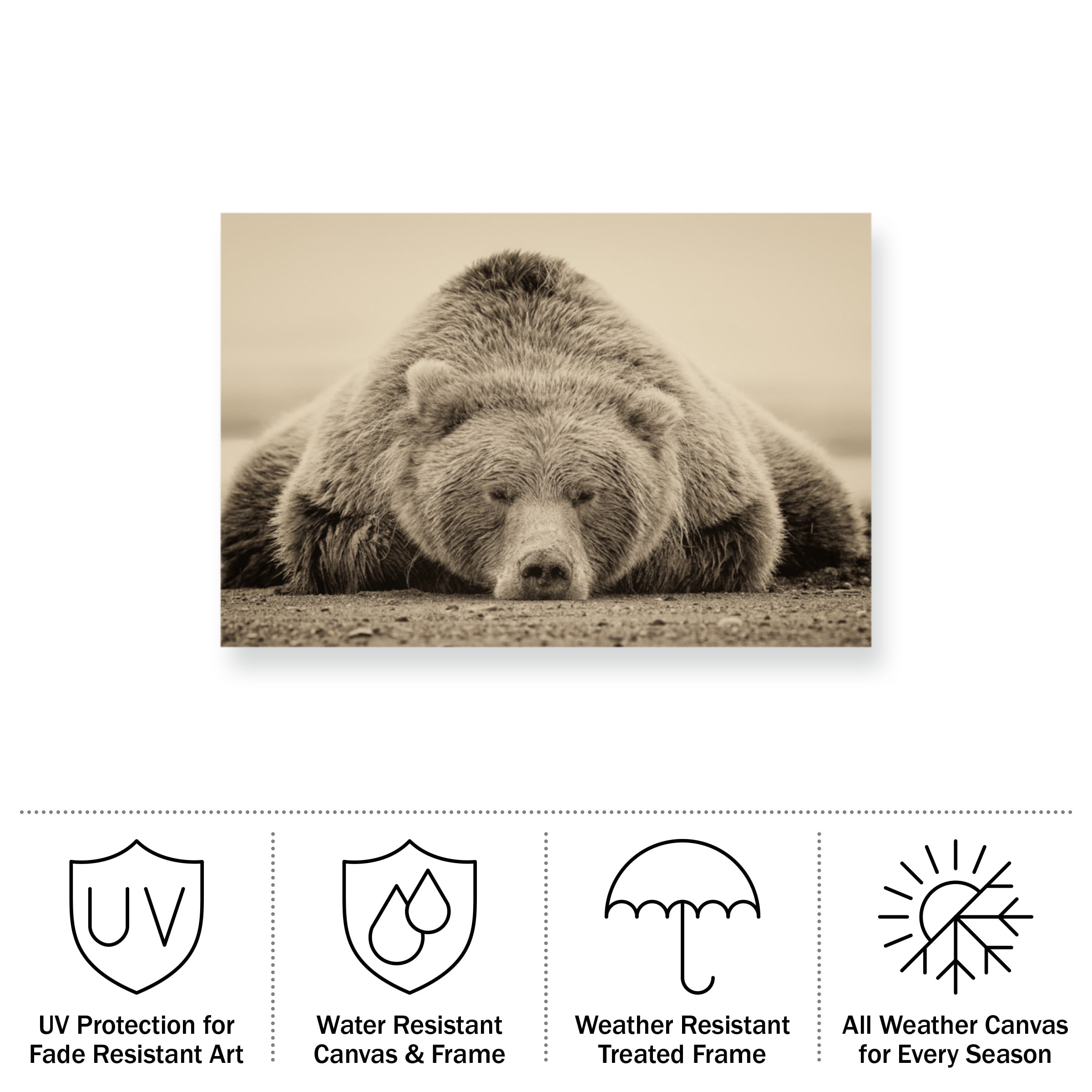 PHBurchett 'Deep Sleep' Outdoor All-Weather Wall Decor