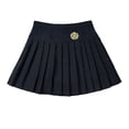 thumbnail image 3 of XEGLSBU Pleated Skirt for Girl Girls Pleated Plaid Skirt Versatile Short Skirt Student Style Half Skirt for School Casual Wear Navy Size 17-18 Years, 3 of 3