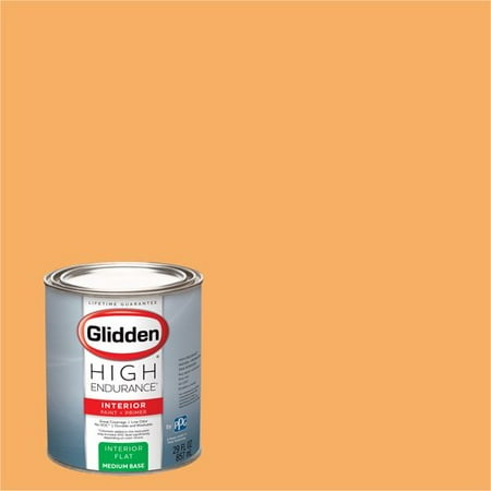 Glidden High Endurance Interior Paint And Primer Juicy Cantaloupe This On Opens A Dialog That Displays Additional Images For Product With The Option To Zoom In Or Out