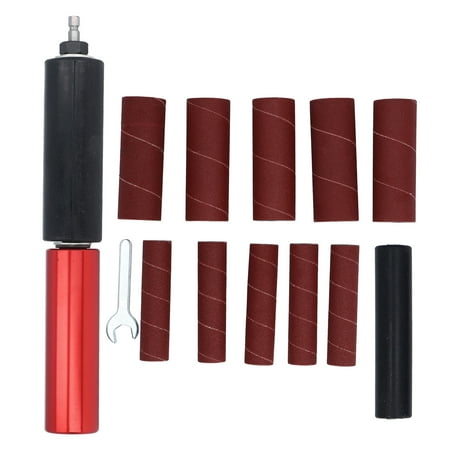 

PAOMIAN Spindle Sander Adapter 3/8in Mandrel Aluminum Alloy Drill Sanding Mandrel Kit for Wood Metal