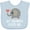 AE-Light Blue, variant on Inktastic Memere Grandma Loves Me Boys or Girls Baby Bib